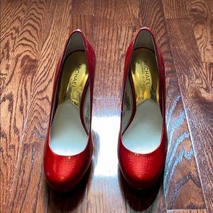 Michael Michael Kors Red Heels size 7